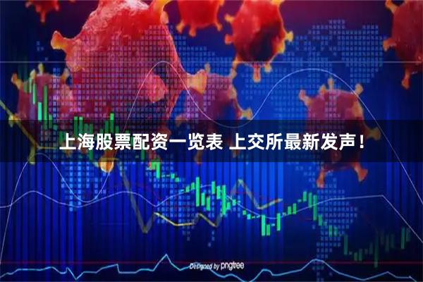 上海股票配资一览表 上交所最新发声！